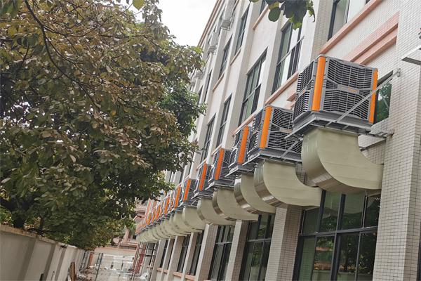 瑞泰風廣州鐵皮廠房降溫設(shè)備廠家案例圖